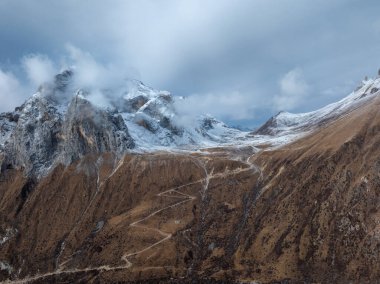 Tibet, Çin 'de güzel yüksek irtifa manzarası