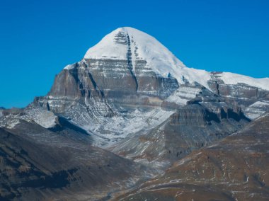 Tibet, Çin 'deki Kailash Dağı manzarası