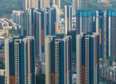 Shenzhen şehrindeki hava manzarası, Çin