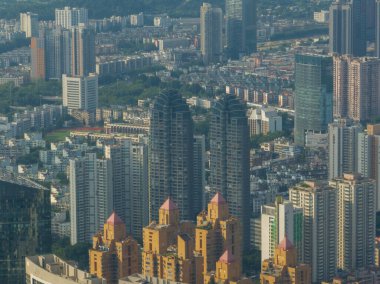 Shenzhen şehrindeki hava manzarası, Çin
