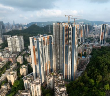 Shenzhen şehrindeki hava manzarası, Çin