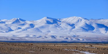 Mount  Namu Na'ni Peak landscape in tibet, China clipart