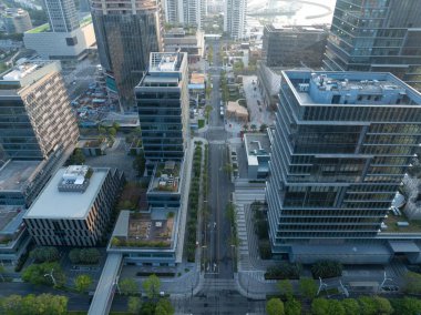 Shenzhen şehrindeki hava manzarası, Çin