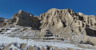 Tibet, Çin 'deki güzel dağ manzarası. Doğa