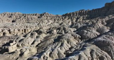 Çin 'deki güzel dağların havadan görünüşü