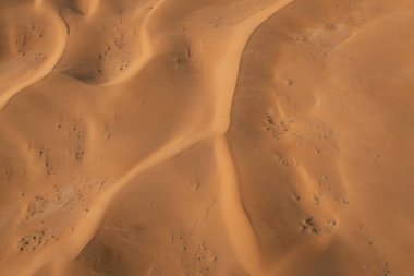 Çöldeki hava manzarası, doğa.