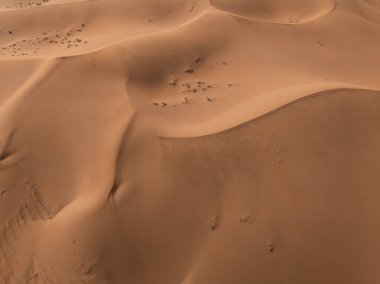 Çöldeki hava manzarası, doğa.