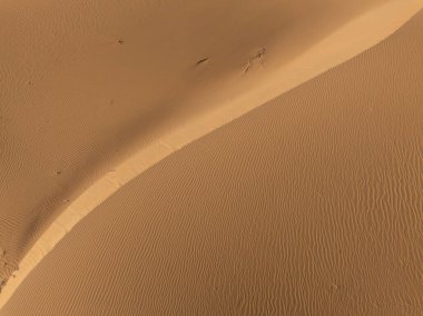 Çöldeki hava manzarası, doğa.