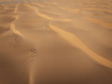 Çöldeki hava manzarası, doğa.