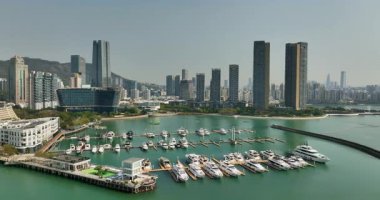 Shenzhen, Çin - 20 Mart 2025: Çin 'in Şenzen kentindeki manzara görüntüleri 