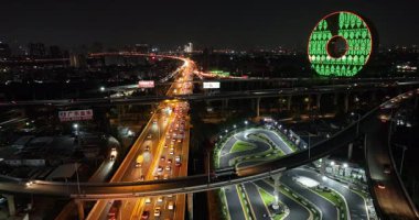 Asya şehrinin hava görüntüsü