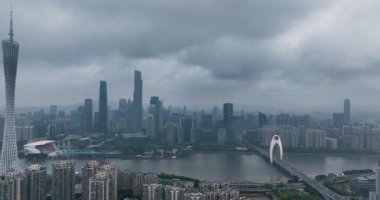 Guangdong şehrindeki manzara manzarası, Çin 