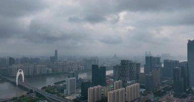 Guangdong şehrindeki manzara manzarası, Çin 