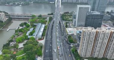 Guangdong şehrindeki manzara manzarası, Çin 