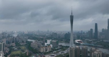 Guangdong şehrindeki manzara manzarası, Çin  