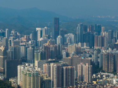 Shenzhen şehrindeki hava manzarası, Çin
