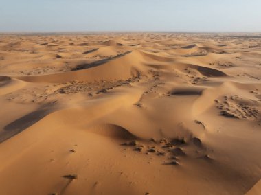 Çöldeki hava manzarası