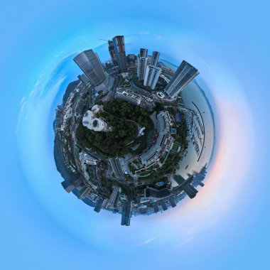 Shenzhen şehrindeki hava manzarası, Çin