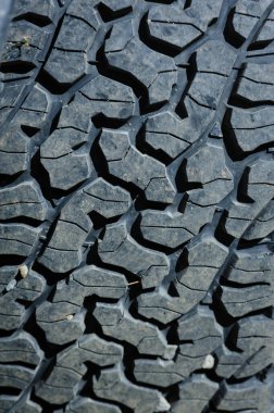 Tüm arazi lastiği desenleri yakın çekim