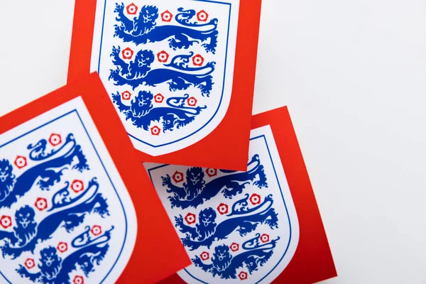 London Egyesült Királyság 2022 December England Football Logo Három Oroszlán — Stock Fotó