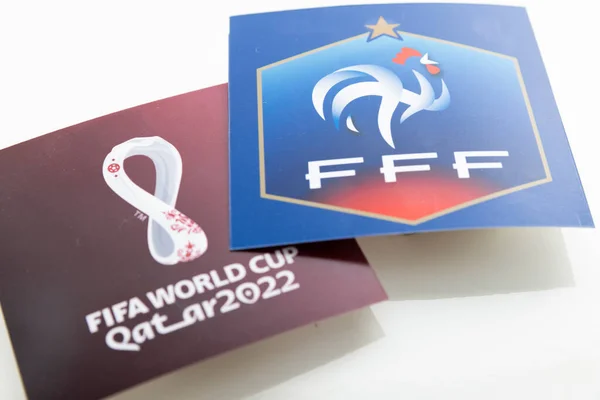 Londres Royaume Uni Décembre 2022 Logo Équipe Nationale France Football — Photo