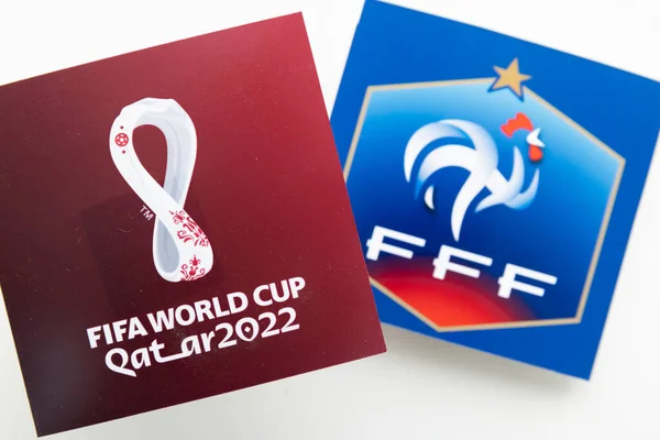 Londres Royaume Uni Décembre 2022 Logo Équipe Nationale France Football — Photo