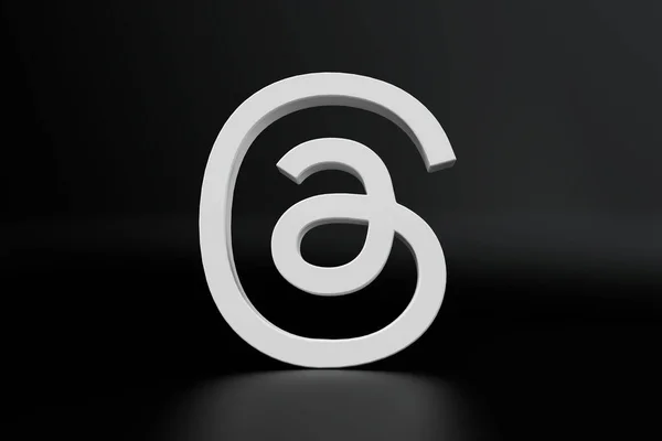 Oxford 2023 Threads Logo Meta 경쟁하는 트위터까지 새로운 미디어 앱입니다 — 스톡 사진