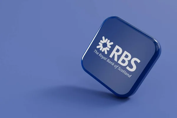London Ngiltere Temmuz 2023 Skoçya Bankasının Kraliyet Bankası Logosu Hazırlama — Stok fotoğraf