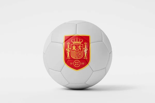 London Großbritannien Juli 2023 Das Logo Der Spanischen Fußballnationalmannschaft Auf — Stockfoto