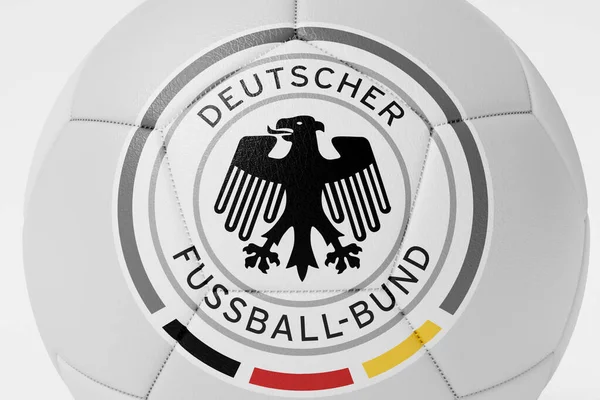 Londres Reino Unido Julho 2023 Emblema Logotipo Seleção Alemã Futebol — Fotografia de Stock