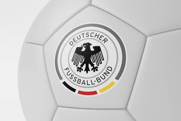 London July 2023 Close Germany National Football Team Logo Soccer — Stock Photo, Image