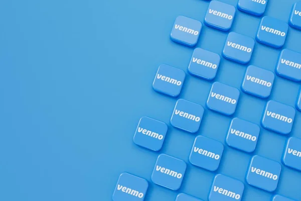 Лондон Великобритания Сентябрь 2023 Логотип Компании Venmo Online Payment Sharing — стоковое фото