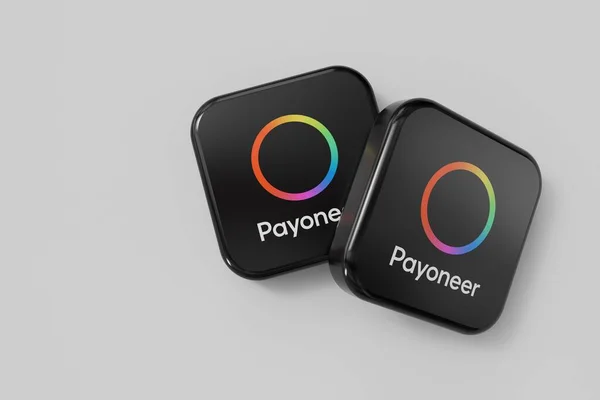 Londres Reino Unido Octubre 2023 Payoneer Online Payment Sharing Service —  Fotos de Stock