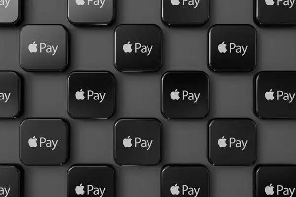 Лондон Великобритания Апрель 2024 Года Apple Оплачивает Онлайн Оплату Логотипа — стоковое фото