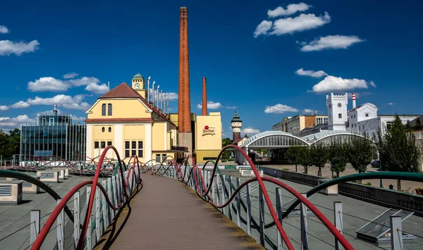 Pilsen Tschechische Republik August 2022 Pilsner Urquell Brauerei Aus Dem Stockbild