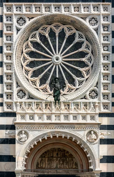 Monza Dome Fachada Detalhes Lombardia Itália — Fotografia de Stock