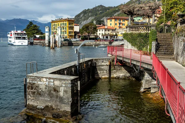 Miasto Varenna Krajobraz Jezior Como Włochy Europa — Zdjęcie stockowe
