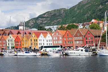 Norveç 'te Bryggen - Kültür Mirası ve Bergen' de bir dönüm noktası olarak ticaret kenti