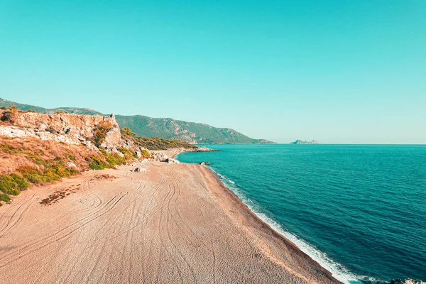 stock image magnificent sea view by the beach