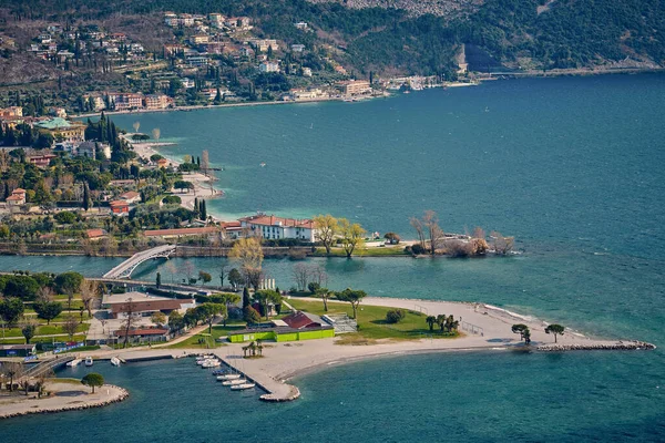 Panorama Torbole Une Petite Ville Sur Lac Garde Italie Europa — Photo