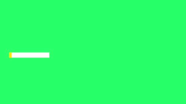Анімація Білого Тексту Інфографічного Шаблону Зеленому Фоні — стокове відео
