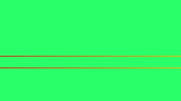 緑の背景にインフォグラフィックテンプレートのためのアニメーションオレンジテキストボックス — ストック動画