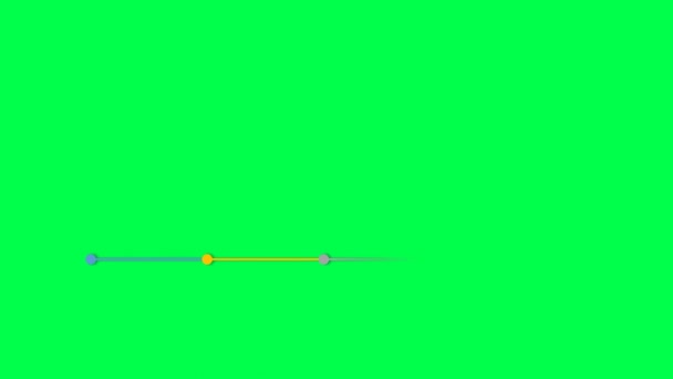 Анімація Порожня Форма Дизайну Інфографічних Шаблонів Зеленому Фоні — стокове відео
