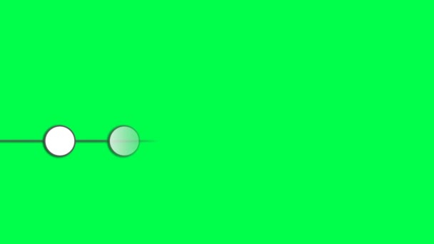 绿色背景下设计信息模板的动画空白形状 — 图库视频影像