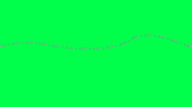 Yeşil arkaplanda tasarım bilgisel şablonlar için animasyon renkli boş şekil 4 adım. 