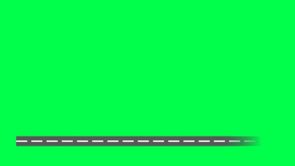 Анимация Красочная Пустая Форма Шагов Оформления Инфографических Шаблонов Зеленом Фоне — стоковое видео