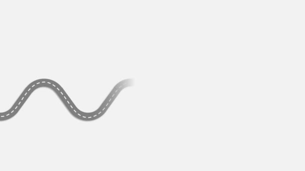 Анімація Барвиста Порожня Форма Дизайну Інфографічних Шаблонів Часових Ліній Сірому — стокове відео