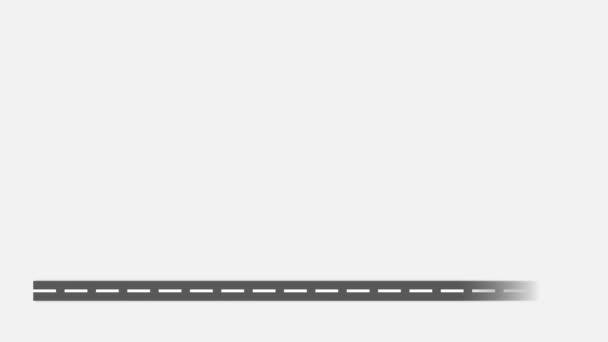 Анімація Барвиста Порожня Форма Дизайну Інфографічних Шаблонів Часових Ліній Сірому — стокове відео