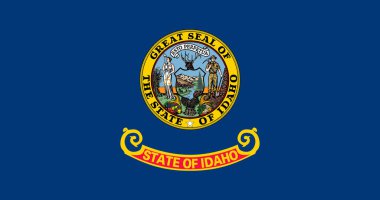 Idaho (1907-1927) Flag Vector Illustration Premium Quality