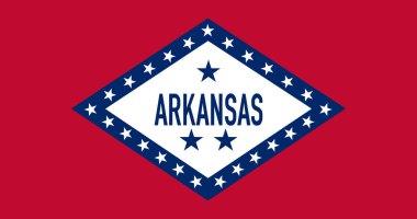 Arkansas (1913-1923) Flag Vector Illustration Premium Quality